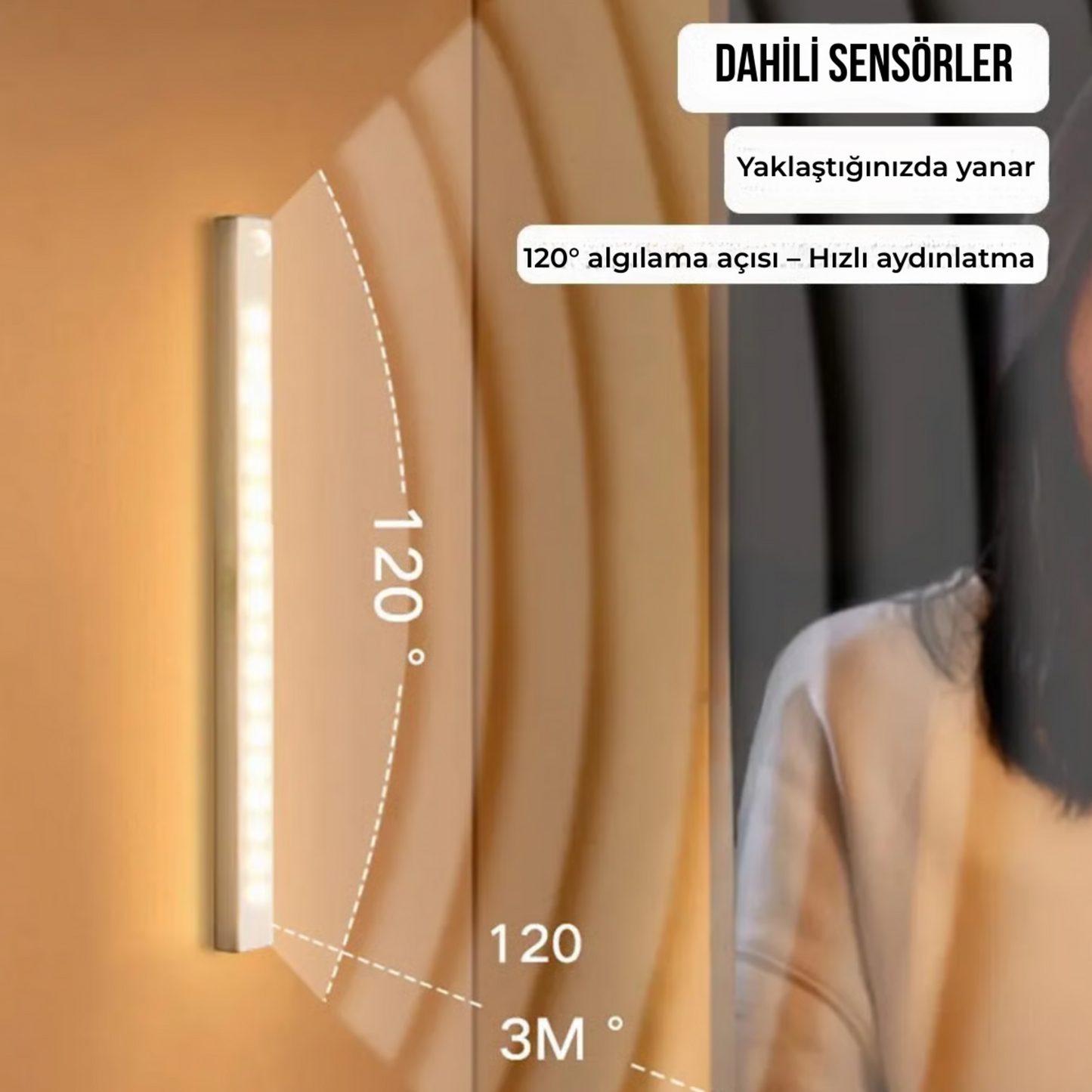 Laviro Hareket Sensörlü LED Aydınlatma